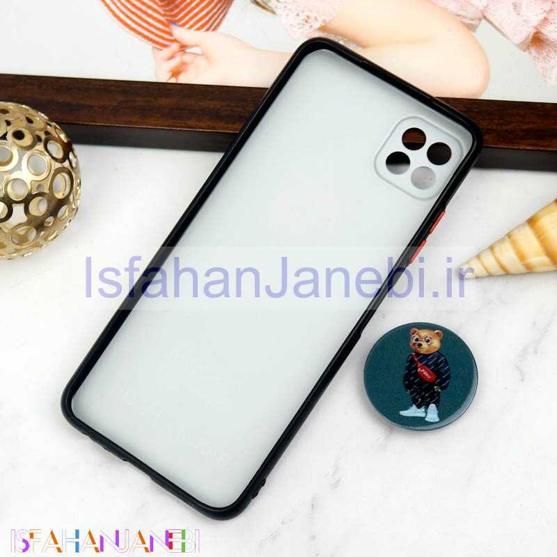 اصفهان جانبی-قاب PC محافظ لنز دار طرح Baron + پاپ سوکت Samsung Galaxy A22 5G