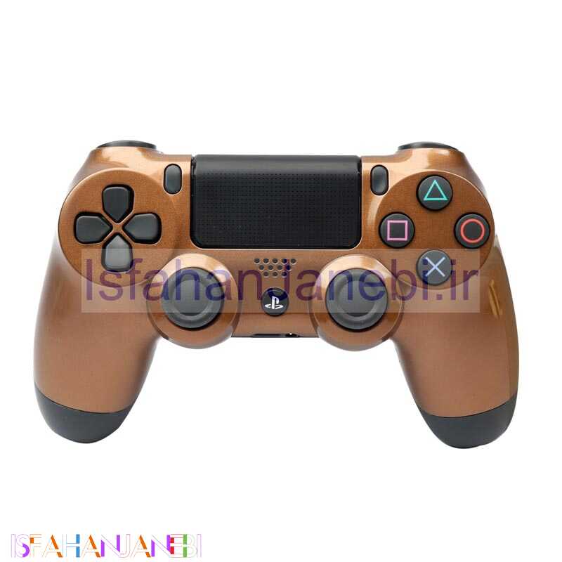 اصفهان جانبی-دسته بازی بی سیم SONY PlayStation 4 DualShock 4 High Copy طرح قهوه ای اکلیلی