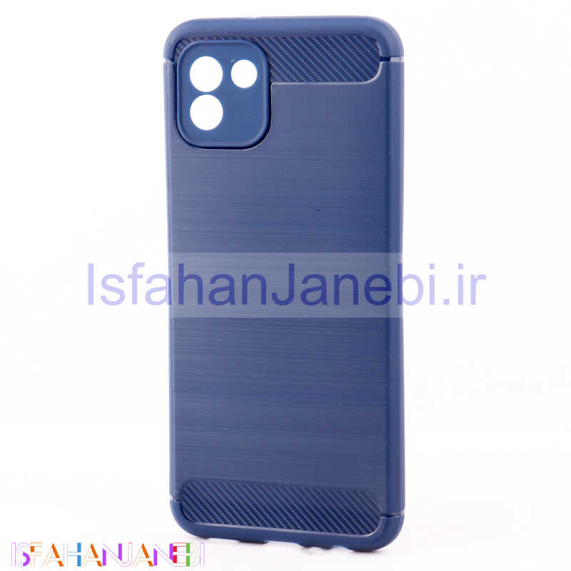 اصفهان جانبی-قاب Fiber Carbon ژله ای Samsung Galaxy A03