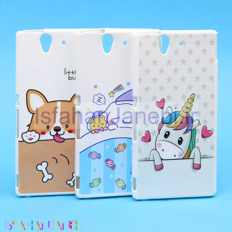 اصفهان جانبی-قاب فانتزی سفید طرح کارتونی Sony Xperia Z