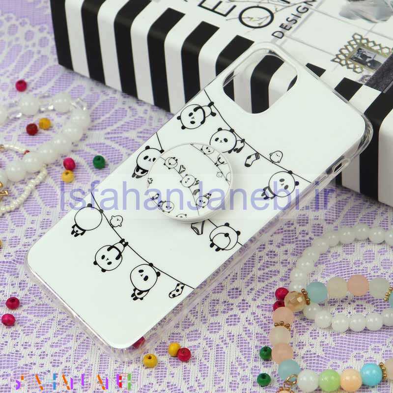 اصفهان جانبی-قاب سوپر IMD دور شفاف پاپ سوکت دار iPhone 11 Pro Max پاندا