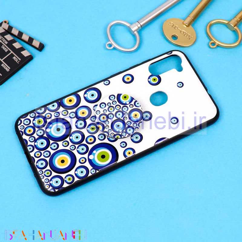 اصفهان جانبی-قاب فانتزی برجسته + پاپ سوکت طرح چشم و نظر سامسونگ A11 سری D