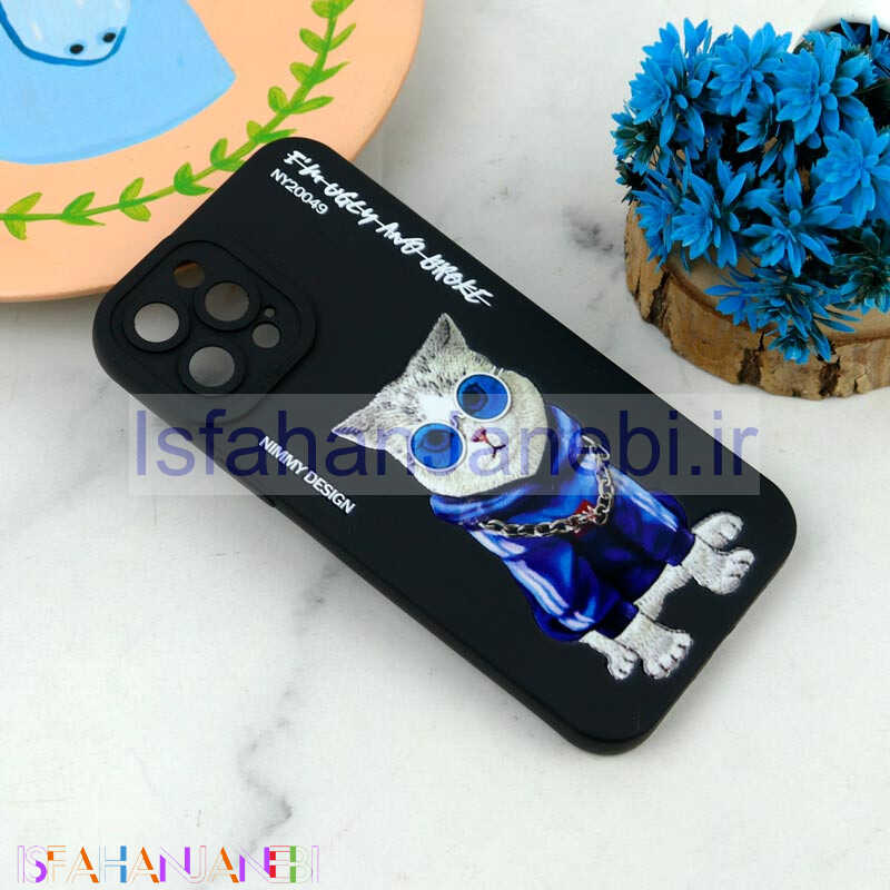 اصفهان جانبی-قاب سیلیکونی طرحدار محافظ لنزدار iPhone 12 Pro Max