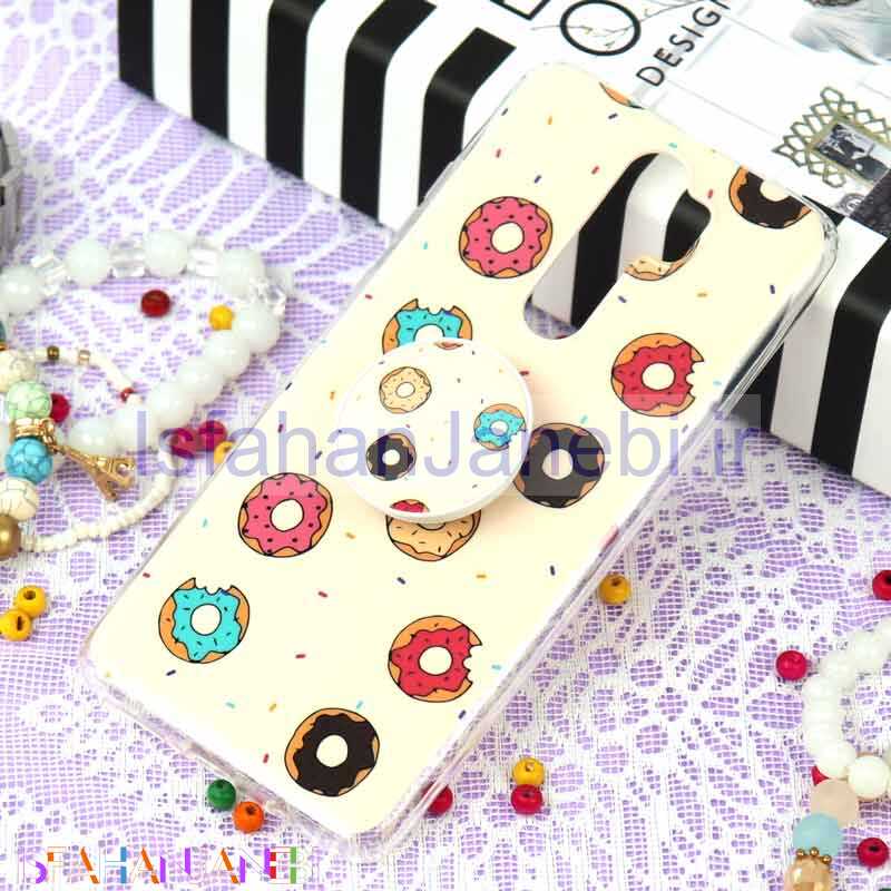 اصفهان جانبی-قاب سوپر IMD دور شفاف پاپ سوکت دار Xiaomi Redmi Note 8 Pro دونات