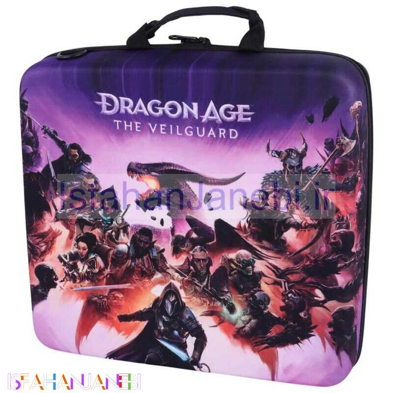 اصفهان جانبی-کیف کنسول بازی PS4 طرح Dragon Age The Veilguard