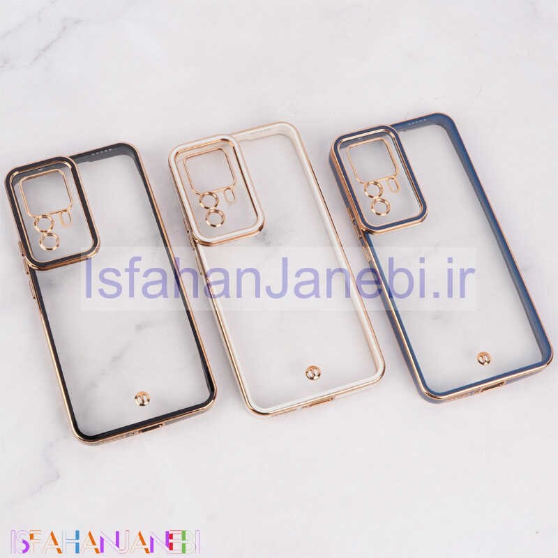 اصفهان جانبی-قاب Space شیائومی 12T Pro دور رنگی محافظ لنزدار