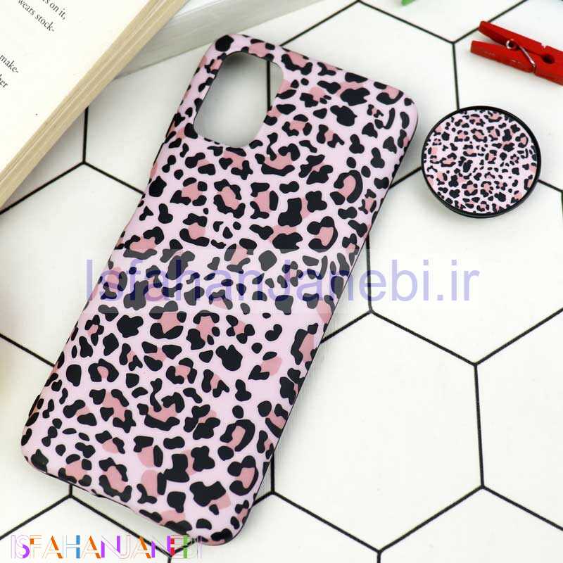 اصفهان جانبی-قاب طرحدار مات IMD + پاپ سوکت Xiaomi Poco M3