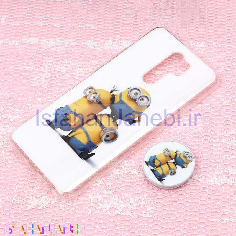 اصفهان جانبی-قاب سوپر IMD دور شفاف پاپ سوکت دار Xiaomi Redmi 9 مینیون