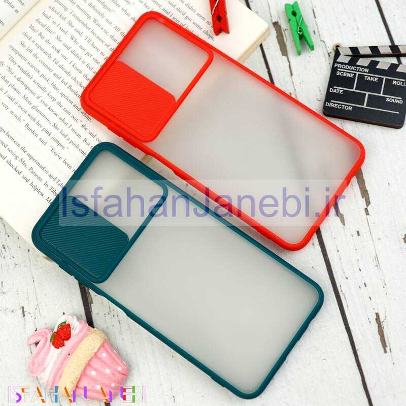 اصفهان جانبی-قاب PC مات محافظ لنز دار کشویی Samsung Galaxy A70