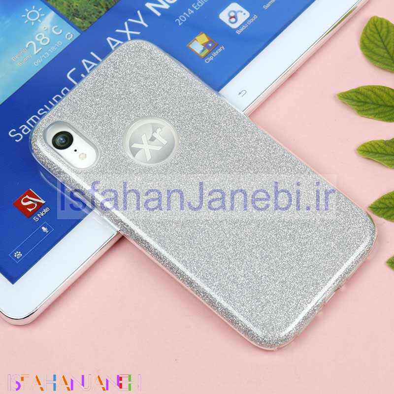 اصفهان جانبی-قاب اکلیلی iPhone X/XS نقره ای