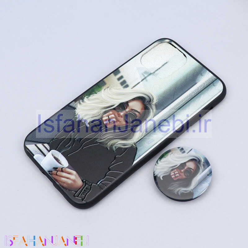 اصفهان جانبی-قاب طرحدار + پاپ سوکت iPhone 11 Pro کد3 سری B