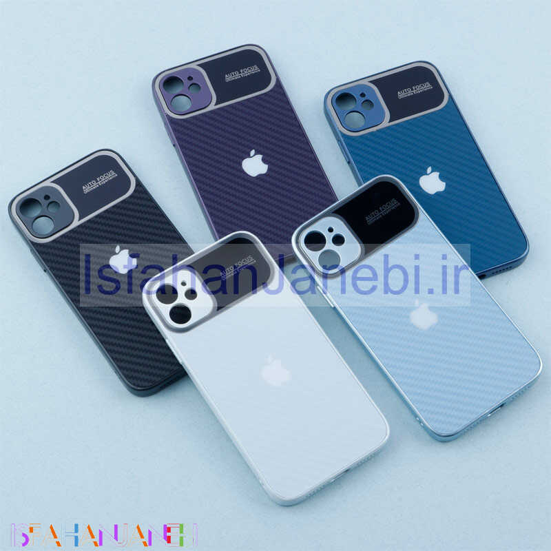 اصفهان جانبی-قاب PVD Carbon Ultimate محافظ لنزدار iPhone 11