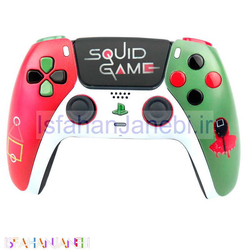 اصفهان جانبی-دسته بی سیم اورجینال SONY PlayStation 5 DualSense Costume Edition طرح Squid Game