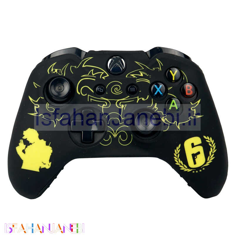 اصفهان جانبی-روکش دسته بازی Xbox One طرح Rainbow 6 مشکی زرد