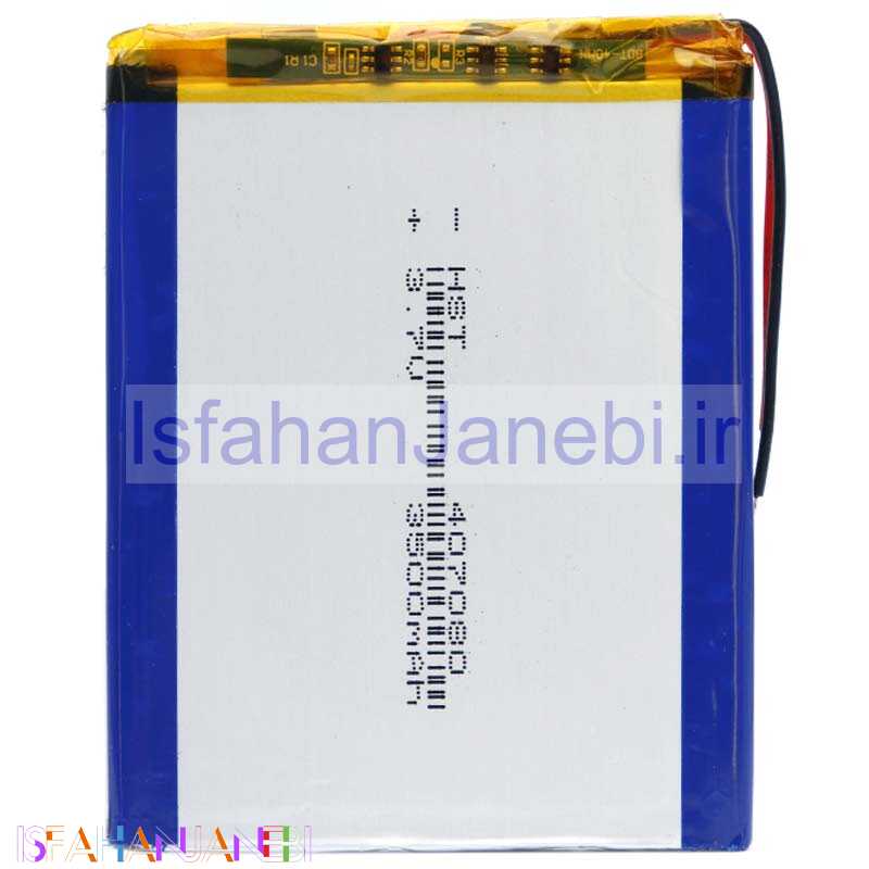 اصفهان جانبی-باتری لیتیوم 3500mAh 77*60*4mm 407080