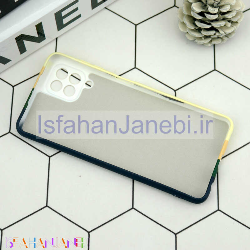 اصفهان جانبی-قاب محافظ لنزدار سیلیکونی رنگین کمانی Highcopy سامسونگ A22 4G