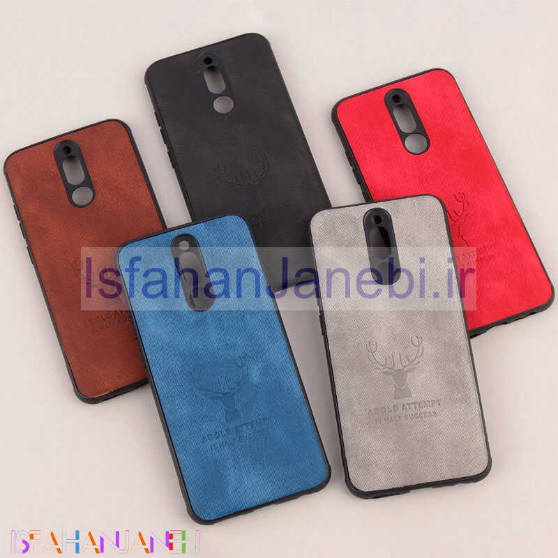 اصفهان جانبی-قاب چرمی محافظ لنزدار طرح گوزن Xiaomi Redmi 8