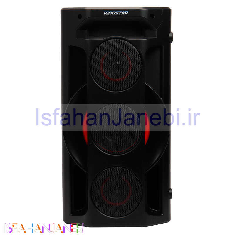 اصفهان جانبی-اسپیکر چمدانی بلوتوثی رم و فلش خور KingStar KBS464 + ریموت کنترل