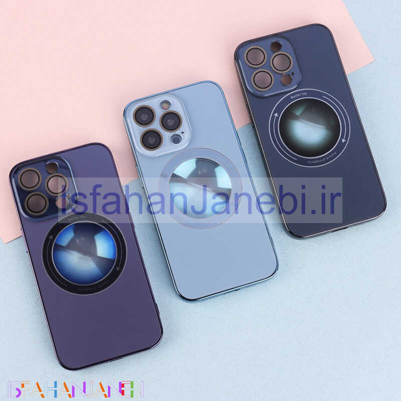 اصفهان جانبی-قاب اورجینال MagSafe PVD محافظ لنزدار iPhone 13 Pro