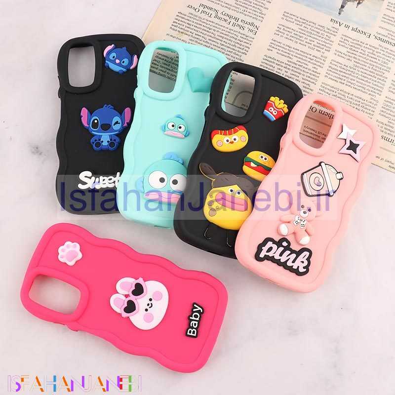 اصفهان جانبی-قاب موج دار شیائومی Redmi Note 11 / 11S 4G عروسک برجسته