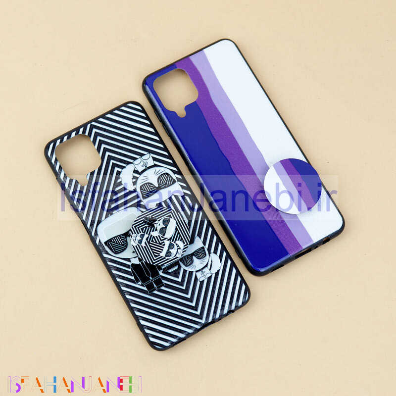 اصفهان جانبی-قاب فانتزی طرحدار TP دخترانه + پاپ سوکت Samsung Galaxy A12
