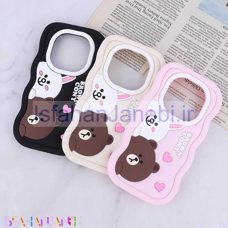 اصفهان جانبی-قاب سیلیکونی موج دار شیائومی Redmi Note 14 Pro 5G خرسی