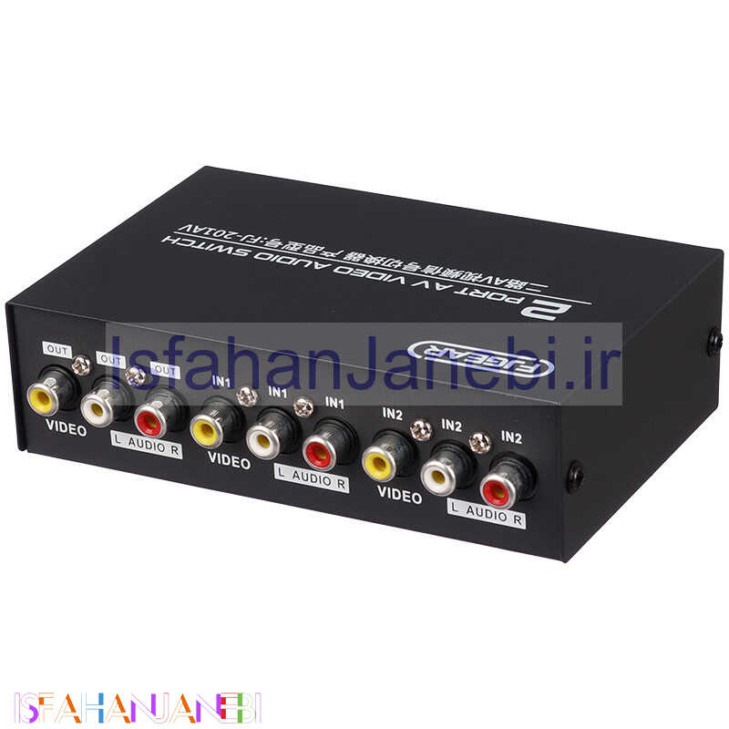 اصفهان جانبی-سوییچ Great FJGear FJ-201AV 2Port AV