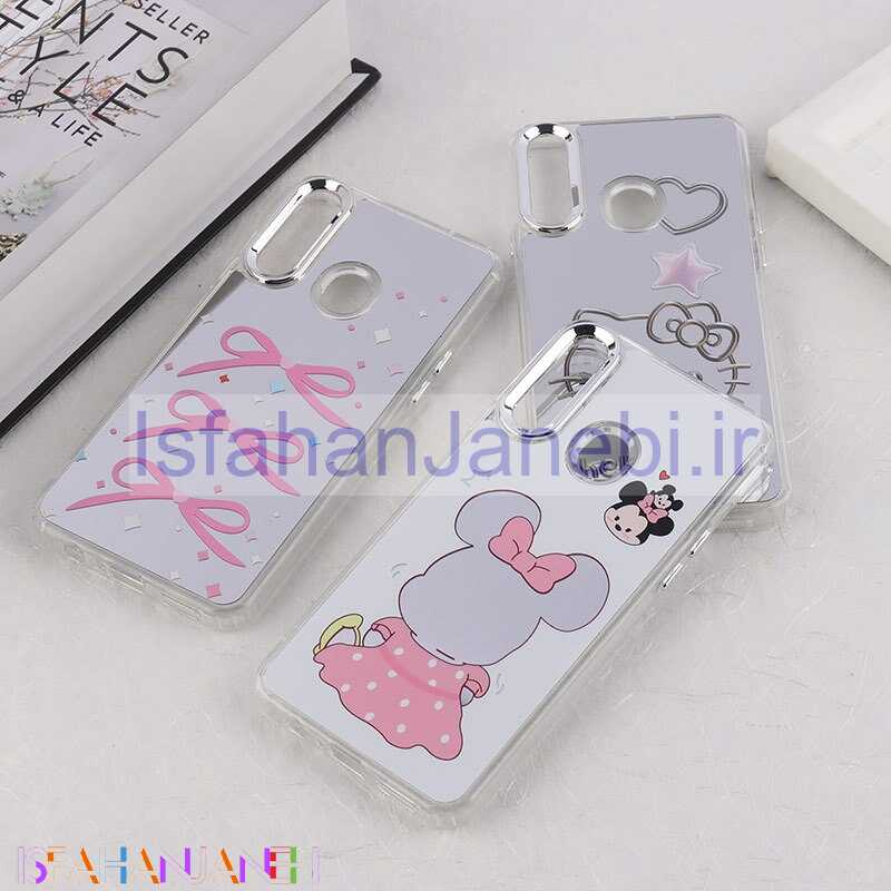 اصفهان جانبی-قاب آینه ای سامسونگ Galaxy A20s طرح دار دور محافظ متال