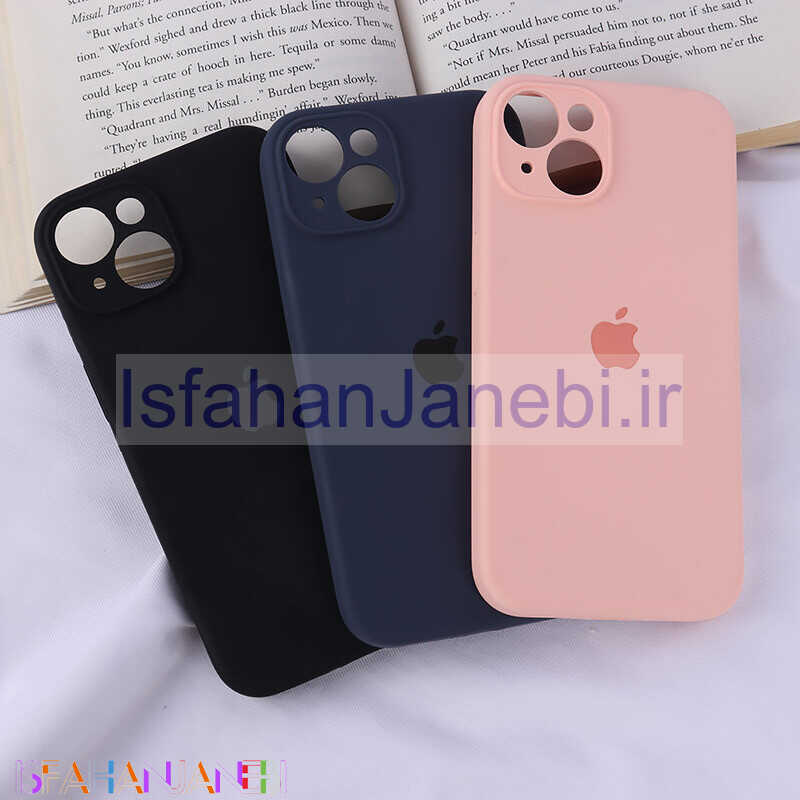 اصفهان جانبی-قاب سیلیکونی اصلی زیربسته آیفون iPhone 14 محافظ لنزدار