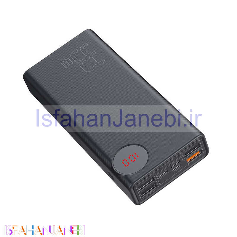 اصفهان جانبی-پاوربانک فست شارژ 30000 باسئوس Baseus Mulight PPMY-01 QC3 PD3 33W