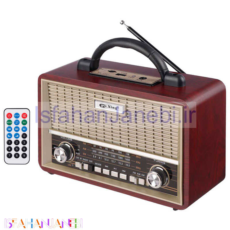 اصفهان جانبی-رادیو اسپیکر بلوتوثی رم و فلش خور Puxing PX-35BT + ریموت کنترل