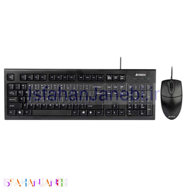 اصفهان جانبی-کیبورد و موس ای فورتک KR-8520DS