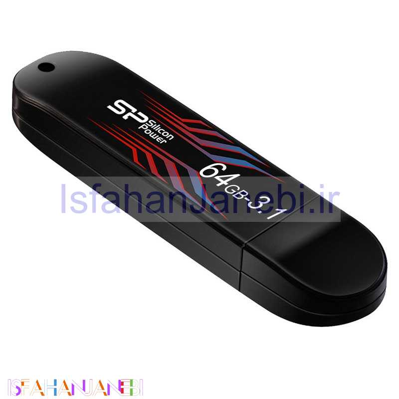 اصفهان جانبی-فلش 64 گیگ Silicon Power Blaze B10 USB3.1