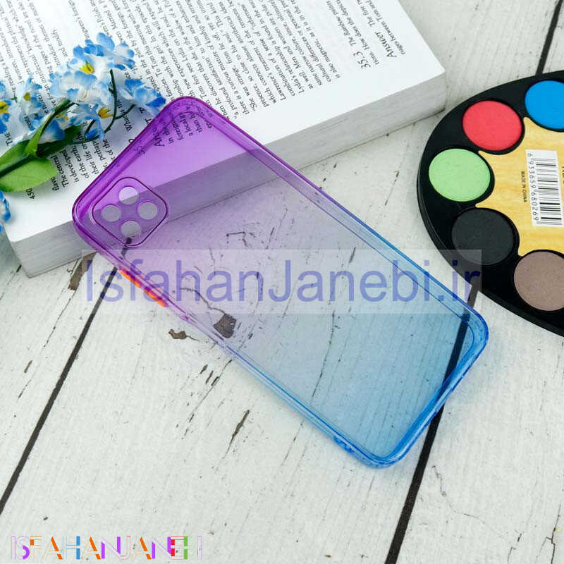 اصفهان جانبی-قاب آبرنگی دور رنگی محافظ لنزدار Samsung Galaxy A22 5G