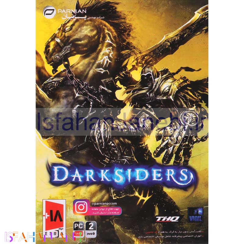 اصفهان جانبی-Darksiders PC 2DVD9 پرنیان