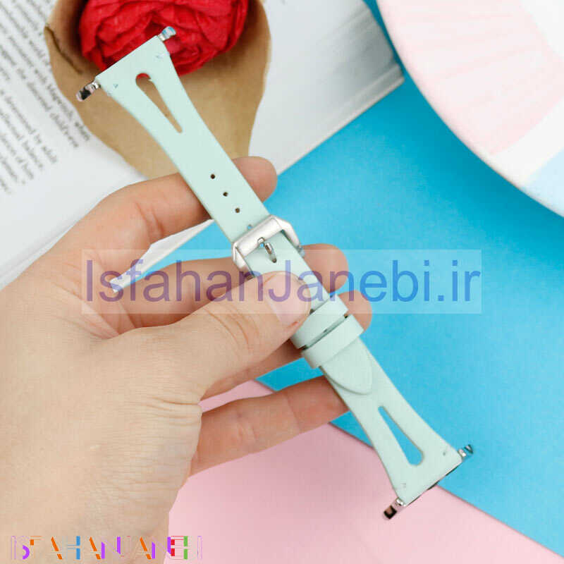 اصفهان جانبی-بند اپل واچ چرمی حفره دار 42/44mm