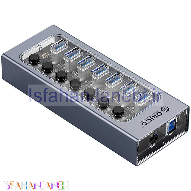 اصفهان جانبی-هاب 7 پورت USB 3.0 اوریکو AT2U3-7AB