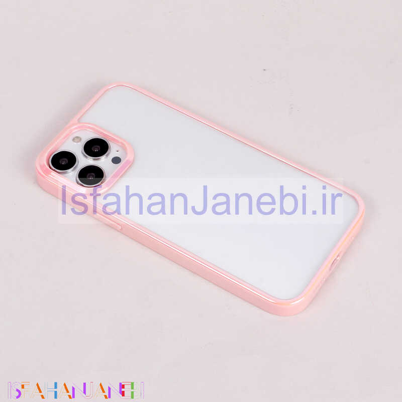 اصفهان جانبی-قاب ضد ضربه شفاف دور هولوگرامی iPhone 13 Pro Max