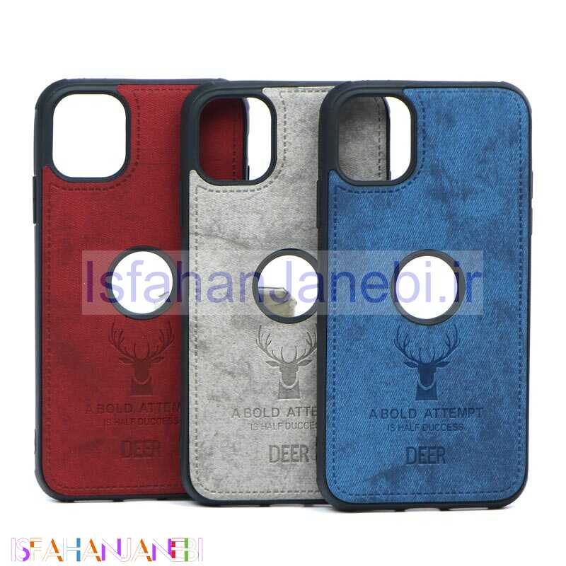اصفهان جانبی-قاب چرمی طرح گوزن iPhone 11