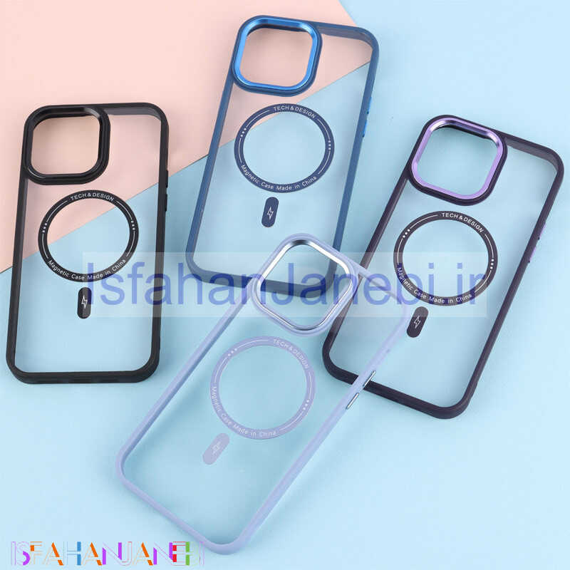 اصفهان جانبی-قاب شفاف Magnetic اصلی مگ سیف iPhone 14 Pro Max