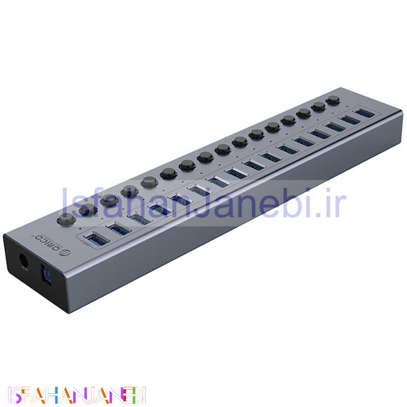 اصفهان جانبی-هاب 16 پورت USB3.0 اوریکو BT2U3-16AB
