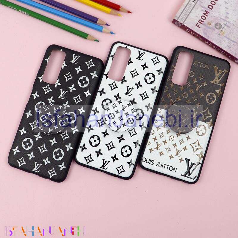 اصفهان جانبی-قاب فانتزی برجسته + پاپ سوکت طرح LV هواوی Y7a سری D