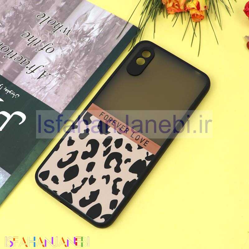اصفهان جانبی-قاب PC مات محافظ لنزدار طرحدار پلنگی شیائومی Redmi 9A