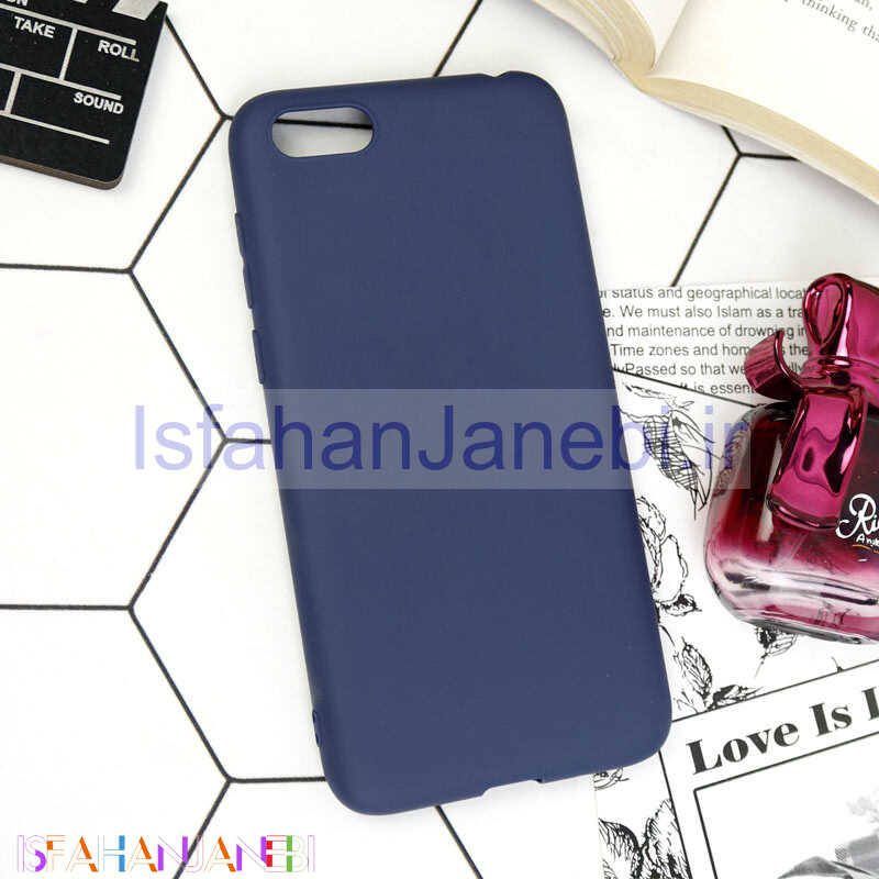 اصفهان جانبی-قاب طرح سیلیکونی Huawei Y5 Prime 2018 سرمه ای