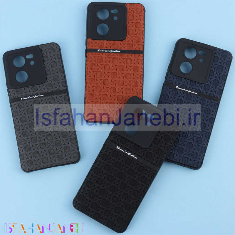 اصفهان جانبی-قاب ژله ای شیائومی 13T طرح حصیری محافظ لنزدار Pro Camera
