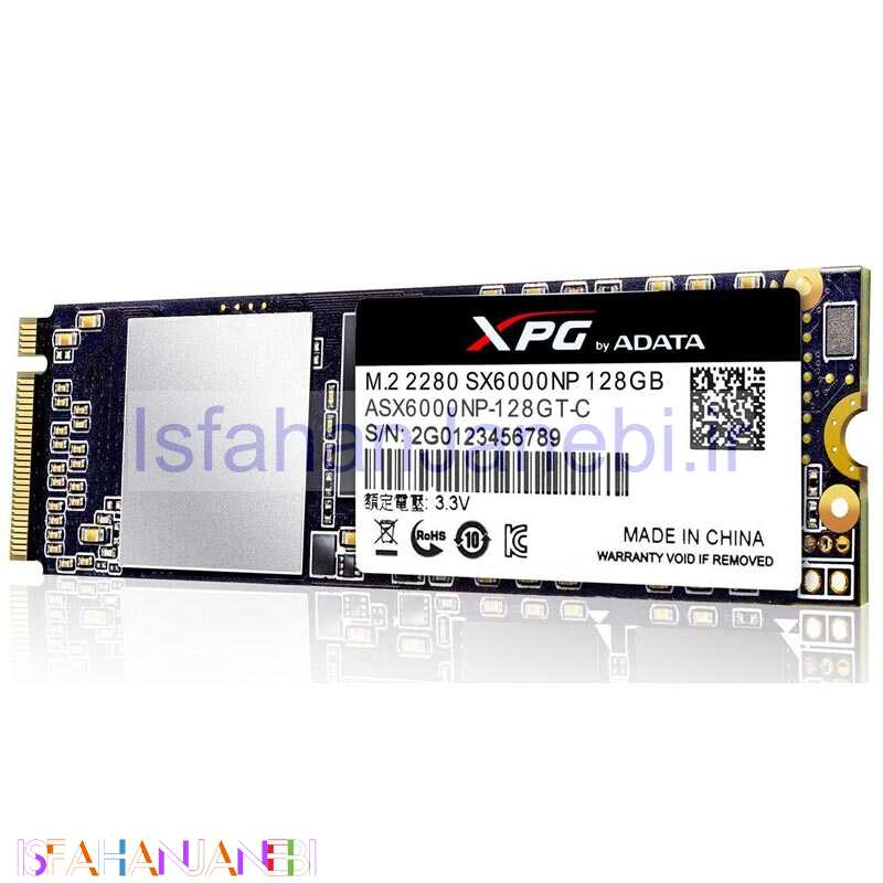 اصفهان جانبی-حافظه SSD ای دیتا ADATA XPG SX6000 128GB M.2