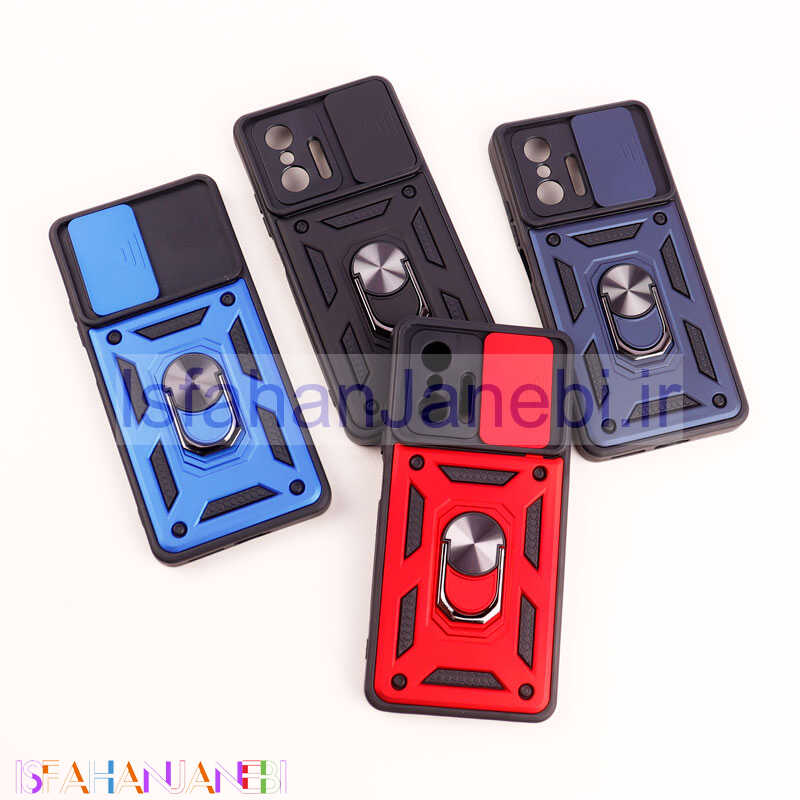 اصفهان جانبی-قاب ضد ضربه محافظ لنزدار کشویی هولدر دار بتمن Xiaomi 11T