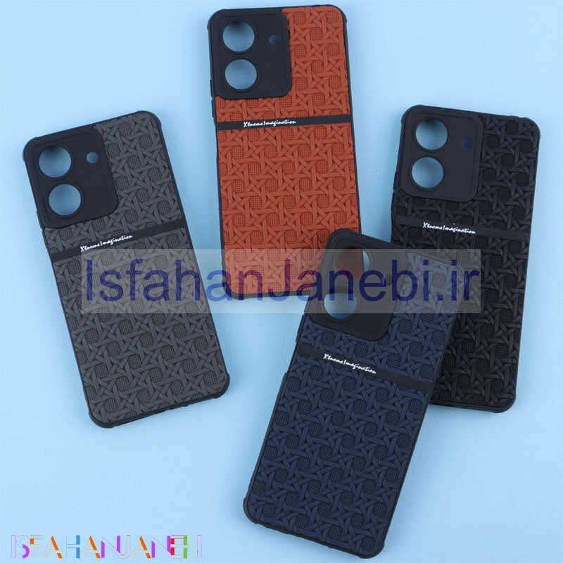 اصفهان جانبی-قاب ژله ای شیائومی Redmi 13C / Poco C65 طرح حصیری محافظ لنزدار Pro Camera