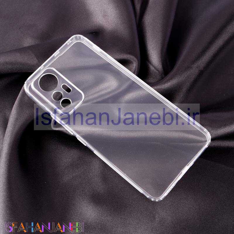 اصفهان جانبی-قاب ژله ای ساده بی رنگ محافظ لنزدار Xiaomi 12 Lite