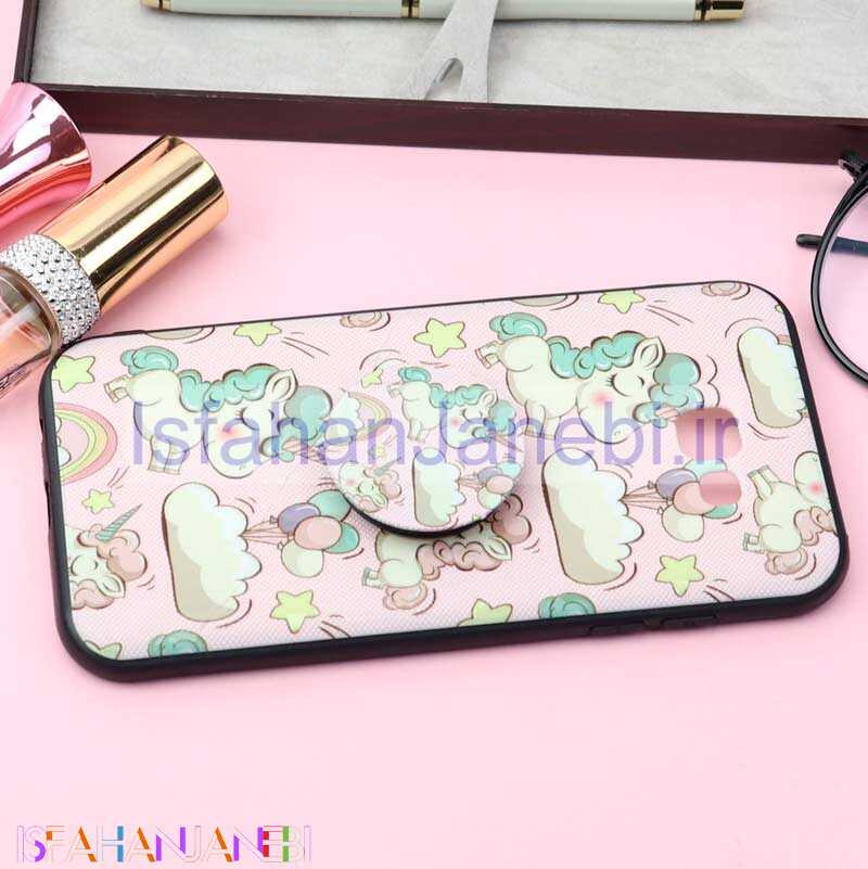 اصفهان جانبی-قاب فانتزی برجسته + پاپ سوکت کد8 سامسونگ A7 2017